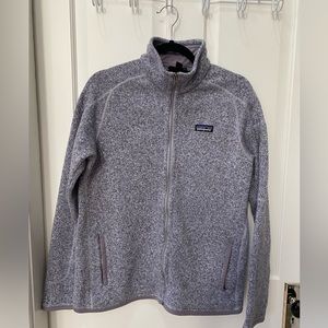 Women’s Lavender Patagonia Full-Zip Fleece